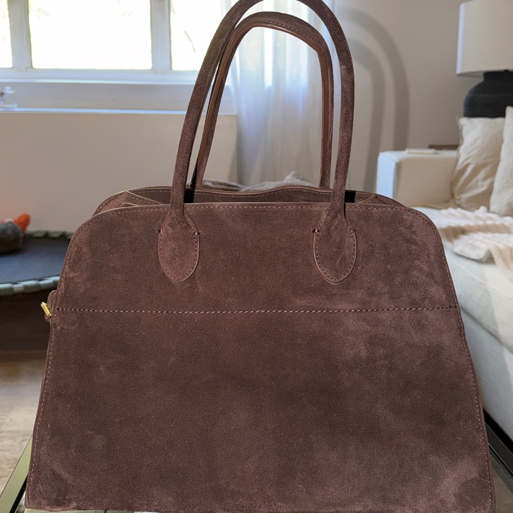 Brown Suede Handbag
